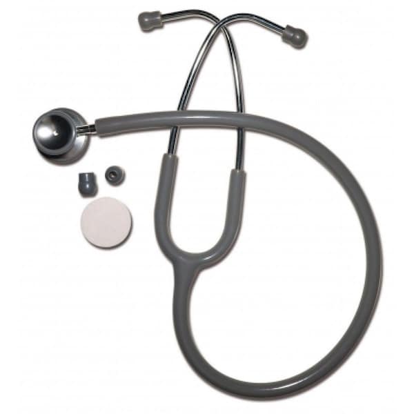 Nutrione Panascope Lightweight Stethoscope with Pediatric Chestpiece, Grey NU2974269 - main